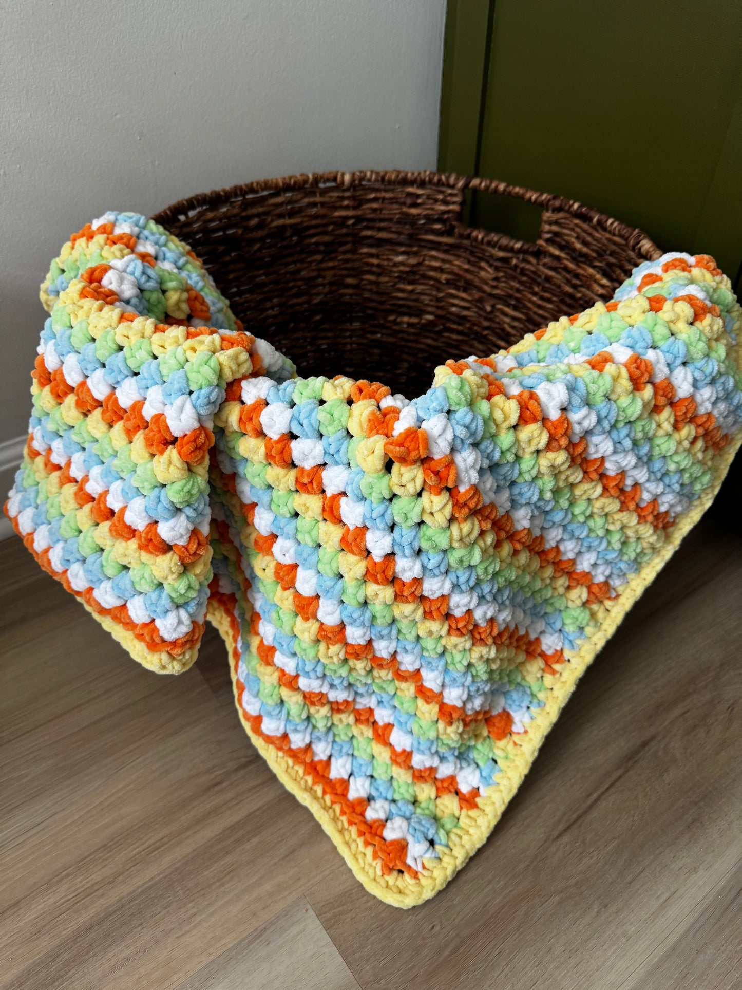 Rainbow Sprinkle Baby Blanket
