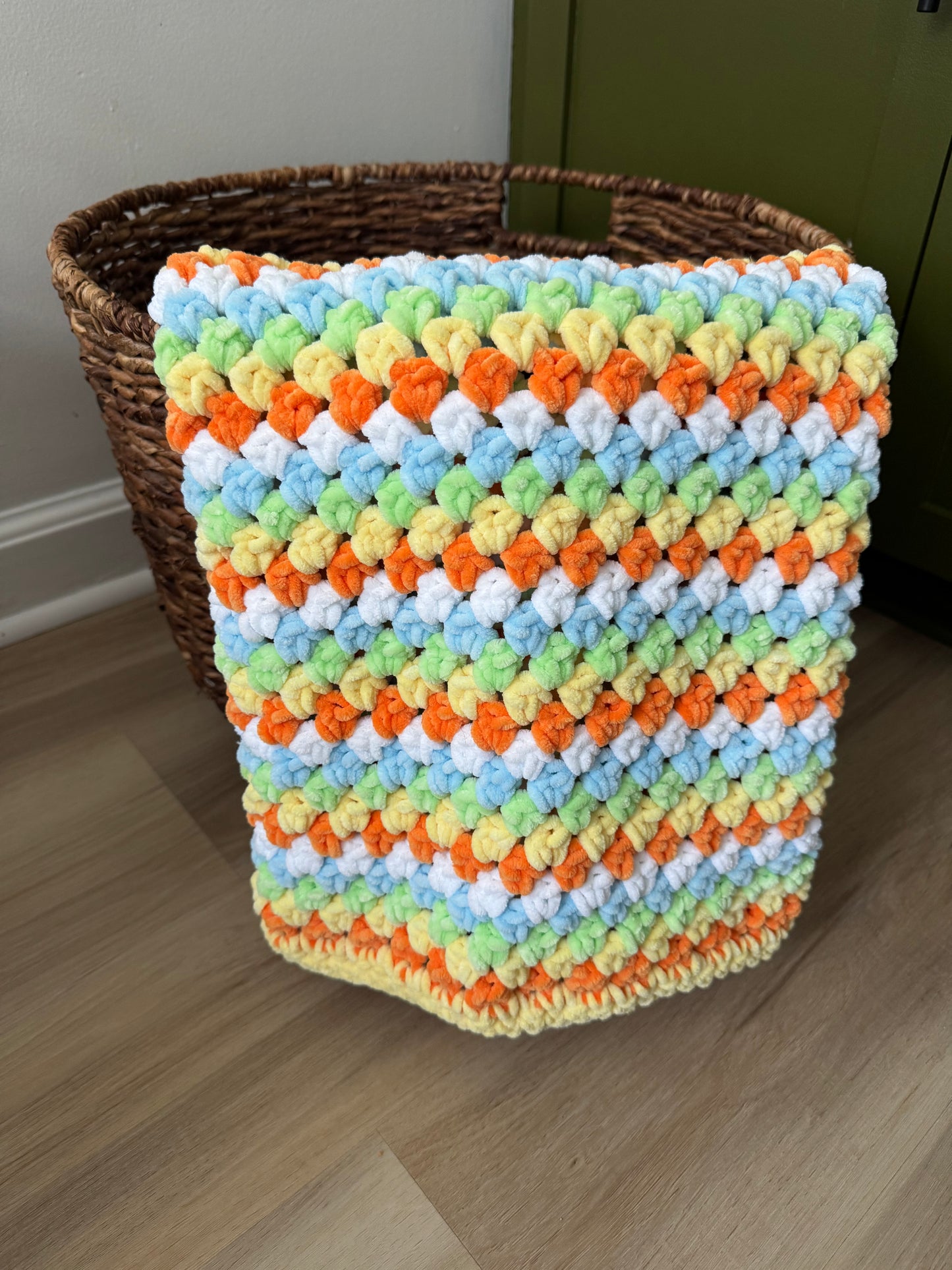 Rainbow Sprinkle Baby Blanket