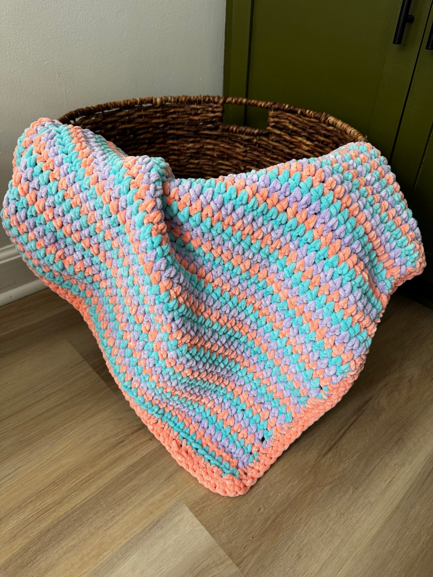 Mermaid Fin Baby Blanket